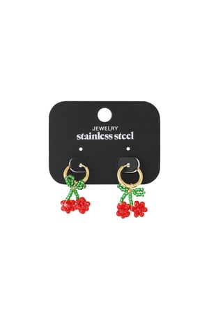 Edelstahl Tropfen Ohrringe Pflanze Casual Täglich Einfache Serie frauen schmuck h5 Bild4