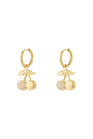 Cherry sparkle earrings h5