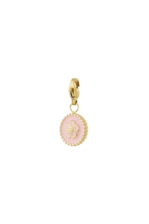 Stainless Steel Jewelry Charms Flower Casual Daily h5 