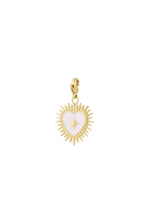 Stainless Steel Jewelry Charms Heart Casual Daily Simple Series Women's jewelry h5