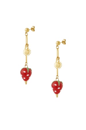 Strawberry sun Earrings h5 
