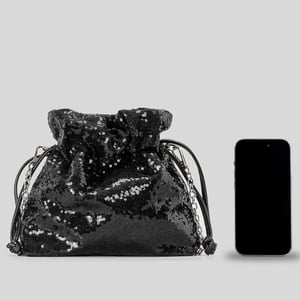 1 Stück luxuriöse, stilvolle, elegante Damenhandtaschen mit Pailletten h5 Bild5