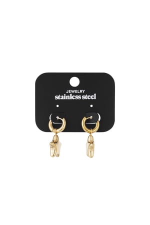 Stainless Steel Drop Earrings Star Daily Daily Simple Series Women's jewelry h5 Picture4