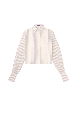 Blouse Pinstripe Laces h5