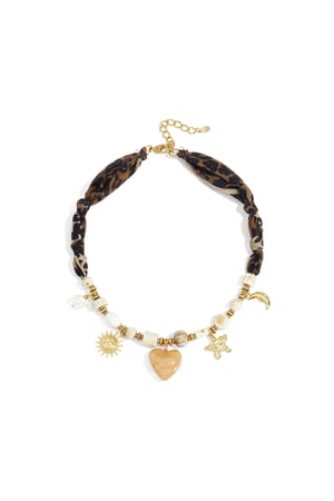 Beaded Necklaces Heart sun Leopard Print Star moon Casual Daily Simple Series Women's jewelry h5