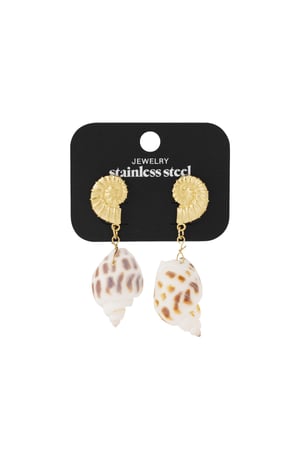 Pendientes de concha elegante h5 Imagen4