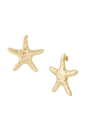 Pendientes grandes de estrella de mar h5 