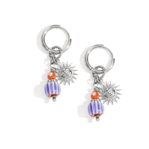 Sun Happy Charm earrings h5 Picture3