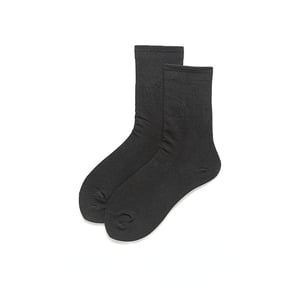 1 paire de chaussettes mi-mollet basiques et polyvalentes de couleur unie h5