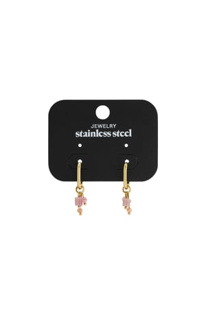 earring with black beads h5 Picture7