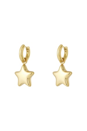 Stainless Steel Drop Earrings Star Daily Daily Simple Series Women's jewelry h5