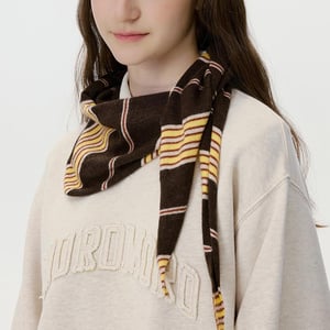 1 stuk retro gestreepte wollen dames driehoekige wintersjaals h5 Afbeelding5