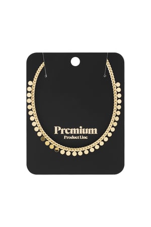 Necklace coins - Silver Color Stainless Steel h5 Picture5