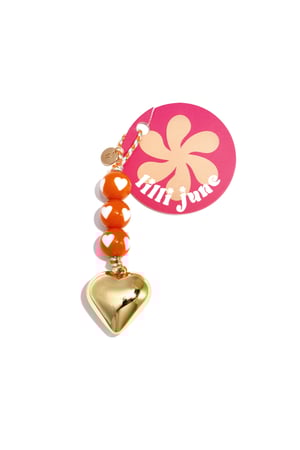 Taschenanhänger Herz, lässig, Acryl, Alltagsaccessoires h5 Bild4