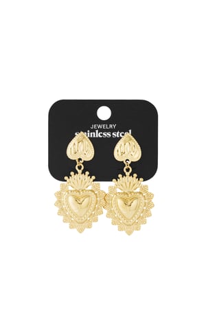 Upside down heart earrings h5 Picture4