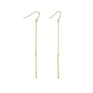 Simple Long - chain Women's Earrings h5
