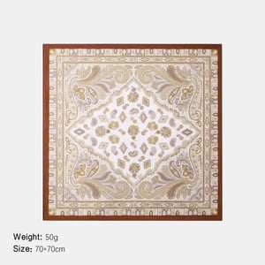 1 Piece Elegant Cashew Flower Rayon Women's Bandana h5 Picture2