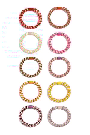 Saç kravat bilezikler Multi Polyester h5 Resim2