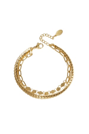 Double-layered bracelet Stainless Steel h5 