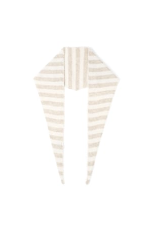 Minimal Striped Triangle Scarf h5 Picture4