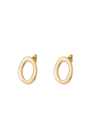 Modern oval Earrings h5 