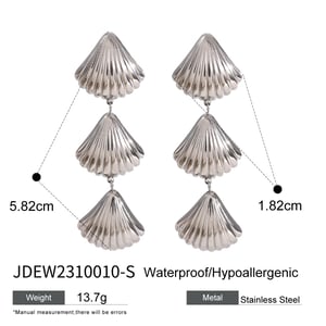 1 Paar Simple Series Simple Turtle Edelstahl Damen Tropfenohrringe h5 Bild2