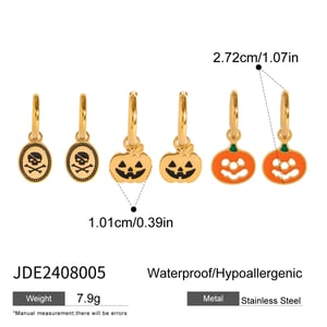 1 Set Halloween-Ohrringe aus Edelstahl h5 Bild2