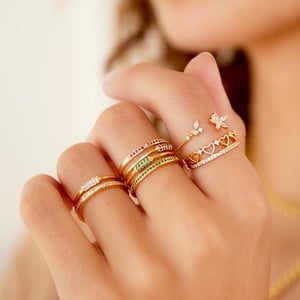 Ring Multi Hearts h5