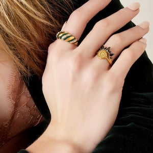 Stainless Steel Crown Ring Zircon h5 Picture2