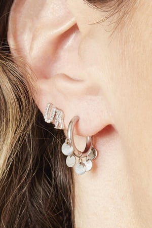 Earrings Floating Circles h5