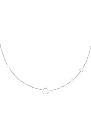 Stainless steel necklace circles h5 Picture2