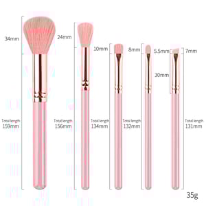 1 paio di pennelli da trucco unisex h5 Immagine2