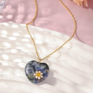 1 Stück Romantische Serie Elegante Herz Legierung Damen Anhänger Halsketten h5 