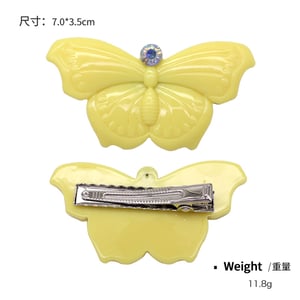 1 Piece Designable Style Vacation Flower Shape Colorful All-match Women's Hair Clips h5
