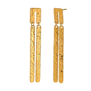 1 Paar Klassische Serie Elegante Geometrische Edelstahl Gold Farbe frauen Tropfen Ohrringe h5 