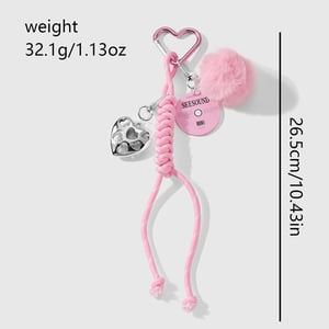 1 Piece Romantic Series Sweet Heart Alloy Women's Bag Charms h5 Picture2