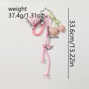 1 Stück Romantische Serie Süße Schleife Knoten Legierung Damen Tasche Charms h5 Bild2