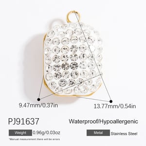 1 Piece Charming Series Vacation Starfish Oil- Glazing Stainless Steel Gold Color Women's Pendants h5