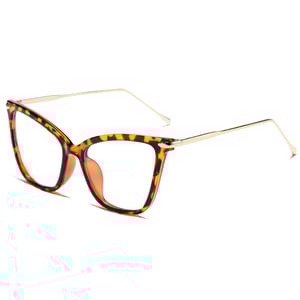 1 Pair Of Retro And Casual Cat-Eye Metal Anti-Blue Light  for Women's Glasses h5