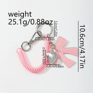 1 Piece Romantic Series Sweet Heart Alloy Women's Bag Charms h5 Picture2