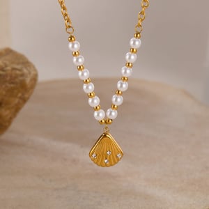1 Piece Simple Series Retro Turtle Stainless Steel   Gold Color  Women's Pendant Necklaces h5 Picture2