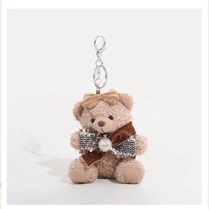 1 Piece Sweet Bow Bear Women's Bag Charms h5