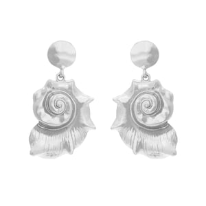 1 Pair Vintage Alloy Conch Dangle Earrings h5