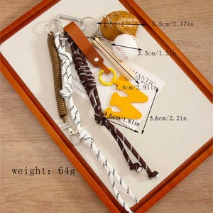 1 Piece Luxury Series Letter PU Women's Bag Charms h5