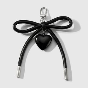 1 Piece Simple Leather Bow Knot Women's Bag Charms h5