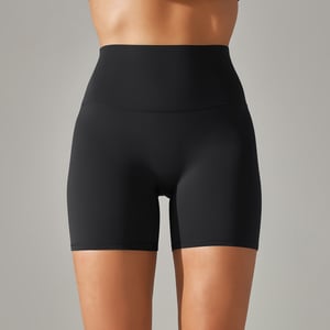 1 Piece Solid Color High Stretch Sports Yoga Cycling ShortsWomen's Sport  Clothing h5