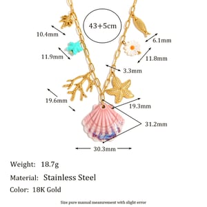 Sweet Oceanic Shell Women's Pendant Necklaces h5 Picture2