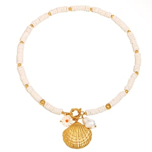 Shell Stainless Steel Gold Color Charm Bracelets h5