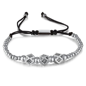 Aufwendige Serie Punk Geometrische Edelstahl Gold Farbe herren Kette Armbänder h5 