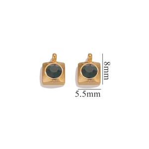 Delicate Vivid Heart Stainless Steel Gold Color Women's Pendants h5